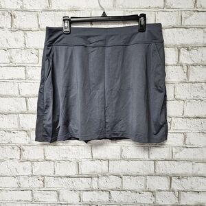 Women's Dark Gray Golf Skort Size XL Pleated Back Pockets